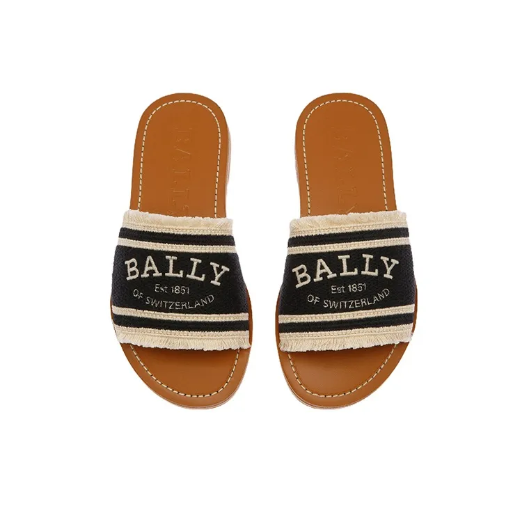 Bally Bianka Open Toe Slip On Slides-2