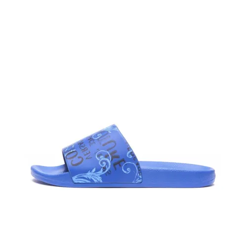 VERSACE JEANS Slide Slippers Men Blue