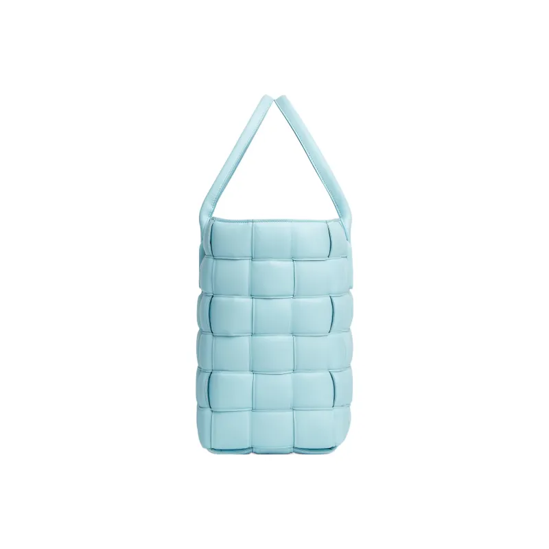Bottega Veneta Lambskin Tote Bag, Shopping Bag, Handbag Tubas Women's Blue-1