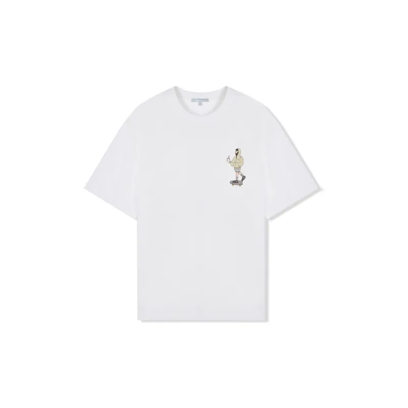 Cabbeen T Shirts Unisex Bleached 02-1
