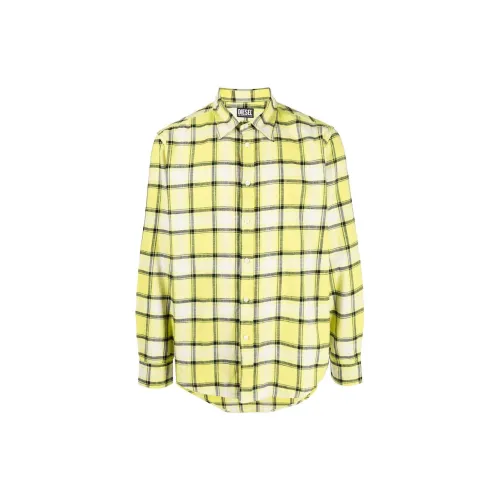 DIESEL Shirts Men Yellow