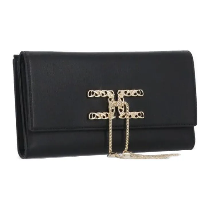 Elisabetta Franchi Polyester Crossbody Bag Shoulder Bag Women's Black-1