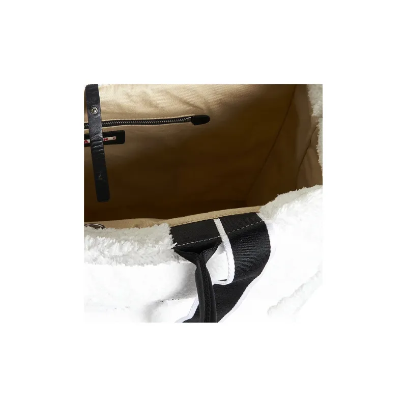 MARNI Polyester Tote Bag, Shopping Bag, Handbag Men's White-4