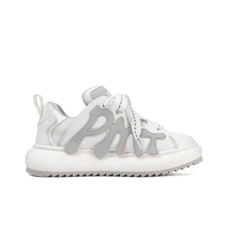 Pmt Casual Shoes Unisex Low Top White Gray-1
