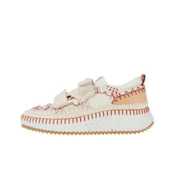Chloé Nama Knit Mesh Slip-on Sneakers