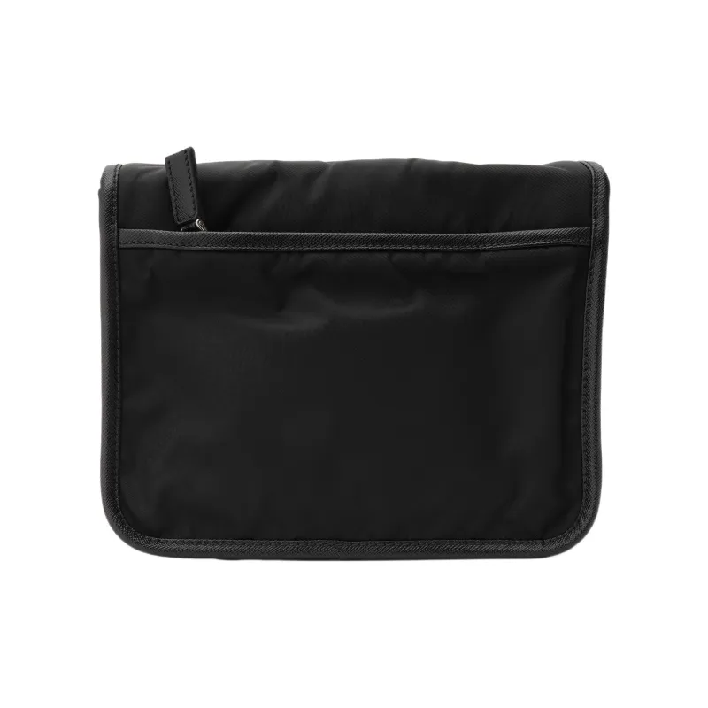 PRADA Nylon With Fabric 3 in 1 Messenger Bag Briefcase Shoulder Bag Crossbody Bag Regular Men's Black-3
