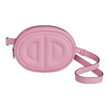 HERMES Swift Calfskin Shoulder Bag Crossbody Bag Fanny Pack Small Size Women's X9 Mauve Sylvestre Silk Gourd Purple