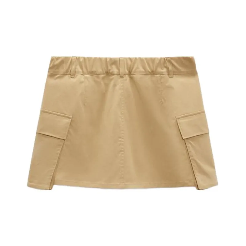 ZARA Casual Shorts Women's Light Camel-1