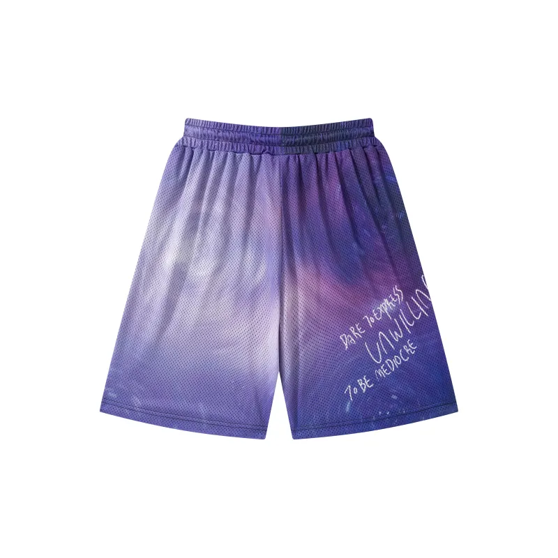 FireMonkey Basketball Shorts Unisex Purple-1