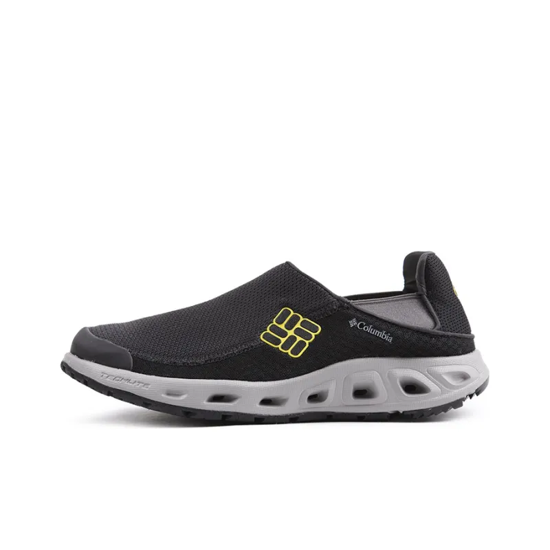 Columbia Cushioned Slip Resistant Breathable Lightweight Low Top Casual Shoes Men's Black Gray Color-0