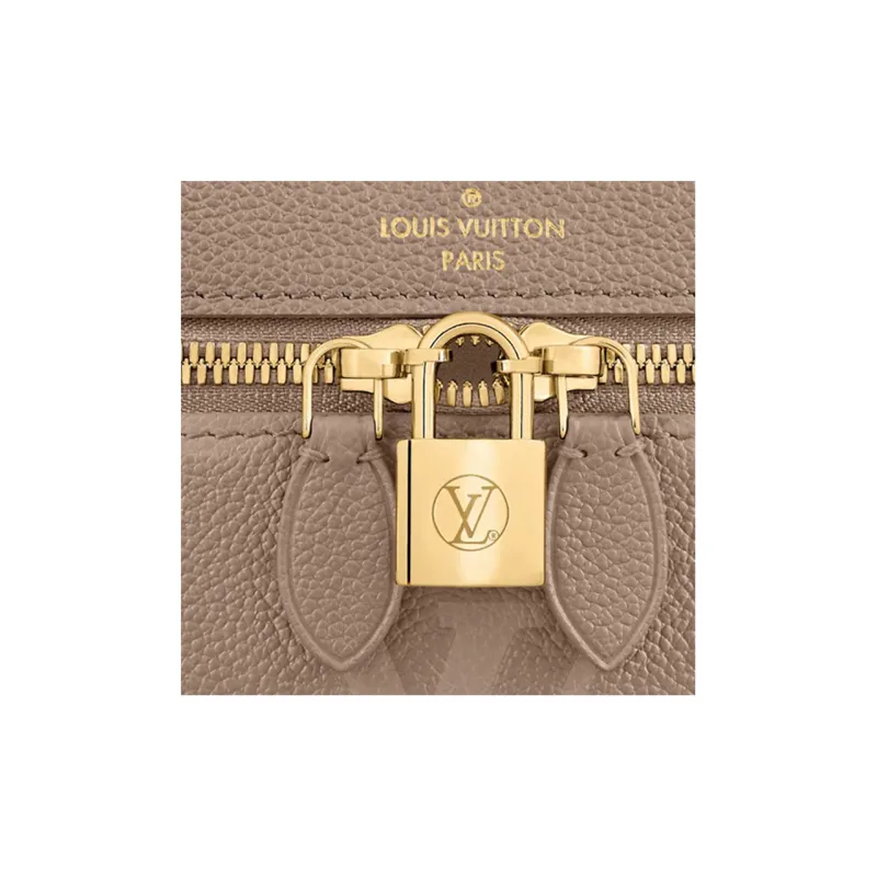 LOUIS VUITTON Vanity Cow Leather Dressing Bag, Makeup Bag, Handbag, Crossbody Bag, Shoulder Bag Women's Flesh-4