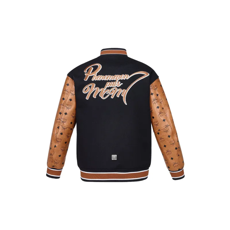 MCM SS23 Baseball Jacket Men's Black-1
