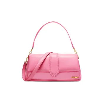 Jacquemus Lambskin Shoulder Bag, Crossbody Bag, Handbag Women's Light Pink