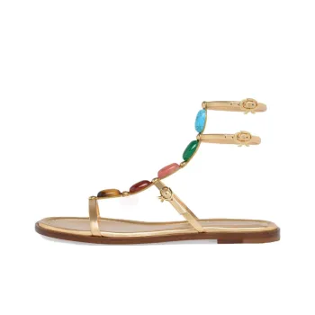 GIANVITO ROSSI Shanti 05 Flat Gladiator Sandals