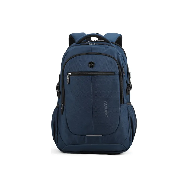 AOKING AK Polyester Backpack Large Size Men's Gray/Black/Blue-7