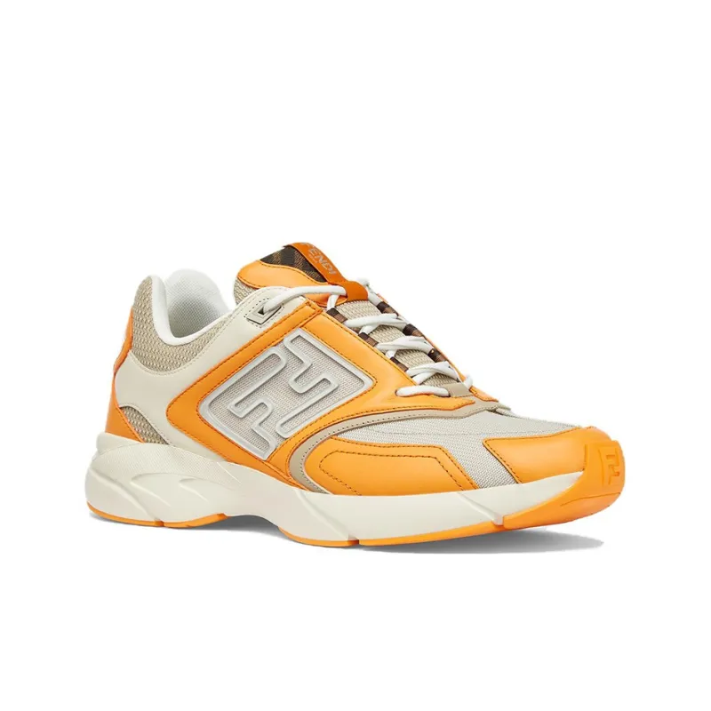 FENDI Logo Low top Orange-1