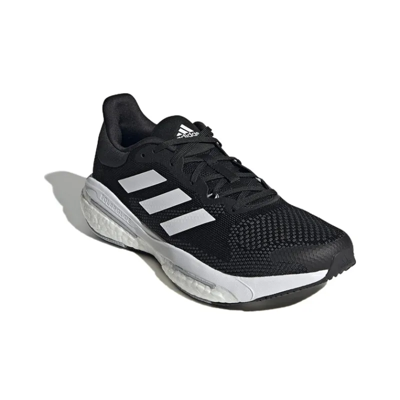 Adidas Solar Glide 5 Wide Running Shoes 'Black White Grey'-2