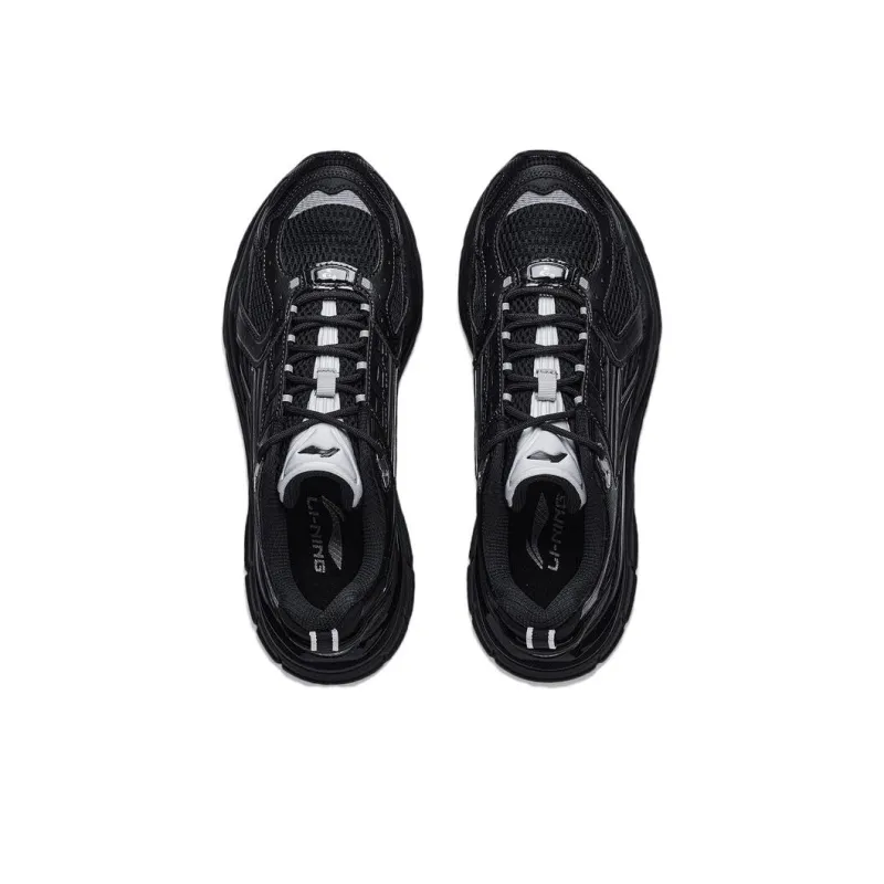 LiNing Comet 5 Anti Slip Wear Resistant Low Top Casual Shoes Men's Black-3