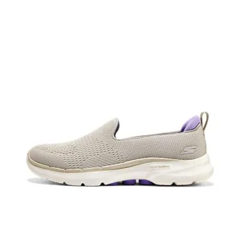 Skechers Go Walk 6 Slip In Fabulous View 'Taupe Lavender' Women's