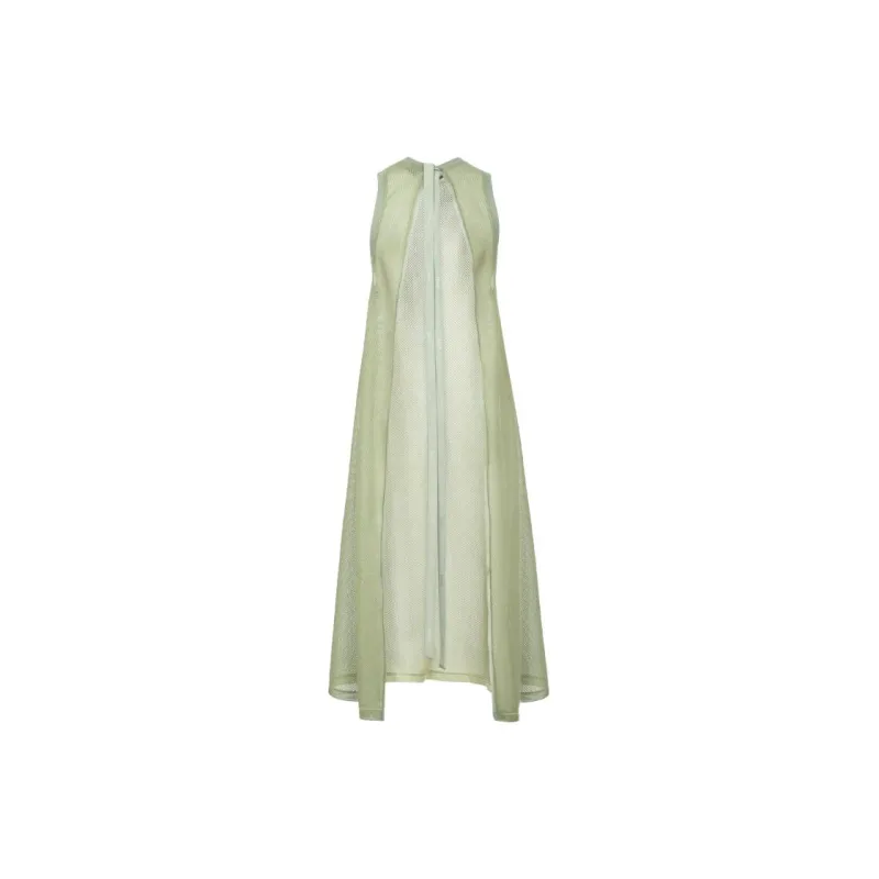 FENDI Sleeveless Dresses Women's Green-1
