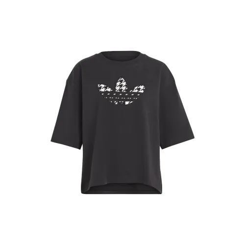 Adidas Originals X Korn Co-branded Series T-Shirts Women's Black