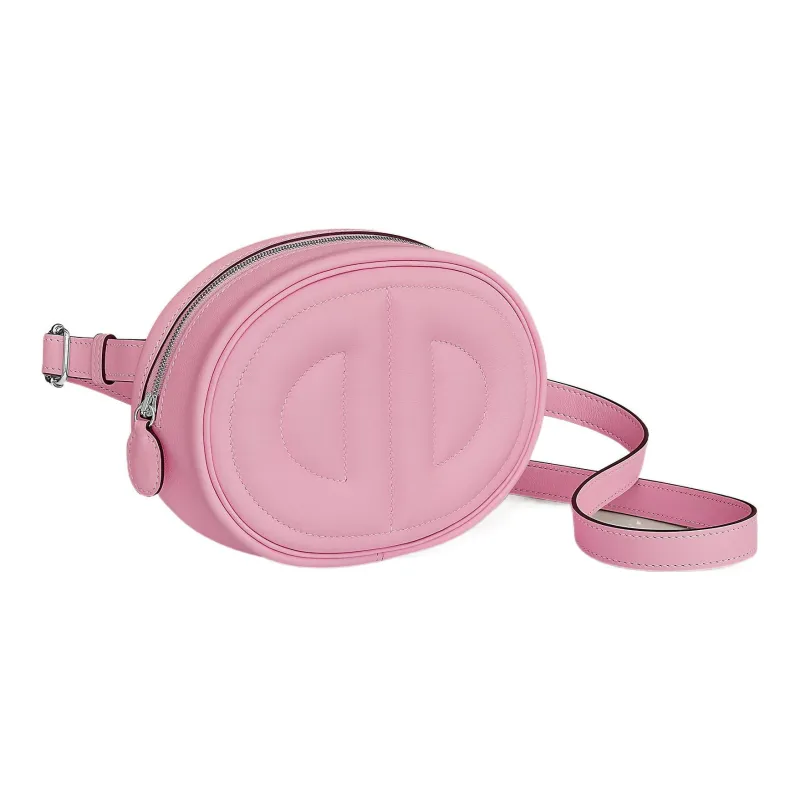 HERMES Swift Calfskin Shoulder Bag Crossbody Bag Fanny Pack Small Size Women's X9 Mauve Sylvestre Silk Gourd Purple-1