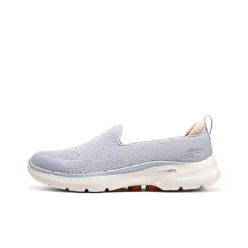 Skechers Go Walk 6 Slip In Fabulous View 'Light Grey Pink' Women's