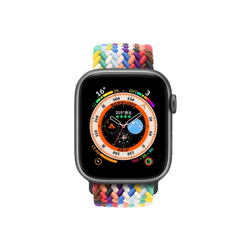 ZHISHENG Apple Compatibility Watch Band 38 49MM Watch Dial All Nylon Material-2