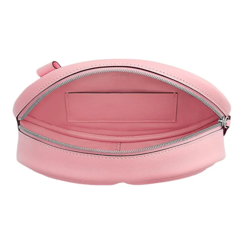 HERMES In The Loop Swift Calfskin Pig Nose Fanny Pack Regular Women's Cherry Blossom Pink-3