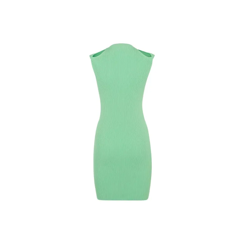FENDI Sleeveless Dress Women's Green-1