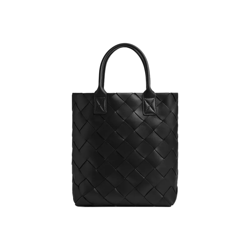 Bottega Veneta CABAT Sheepskin Tote Bag, Shopping Bag, Shoulder Bag, Crossbody Bag, Handbag Medium Size Women's Black-0