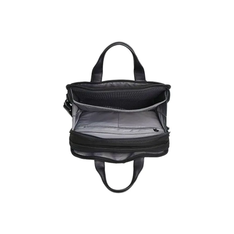 TUMI Alpha 3 Elastic Nylon Briefcase Laptop Bag Shoulder Bag Crossbody Bag Handbag Large Size Men's Black-2