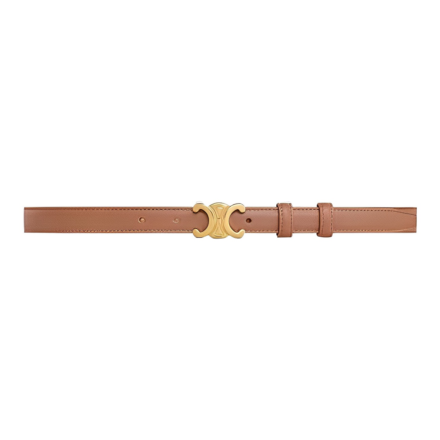 CÉLINE Leather Belt for store women Browm size 85