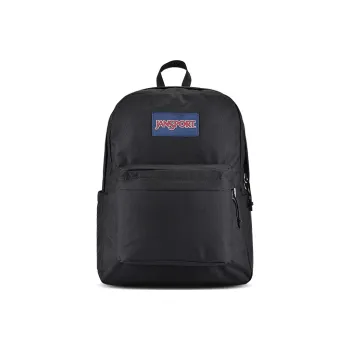 JanSport Polyester Backpack Unisex Black/Gray/Marine Blue