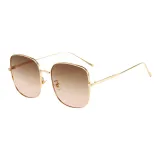 Gold Frame with Green Pink Lens