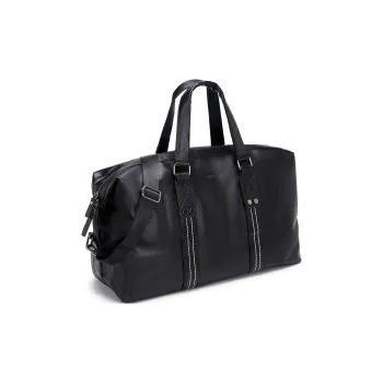 Slazenger PU Storage Bag Travel Bag Handbag Large Size Unisex Black