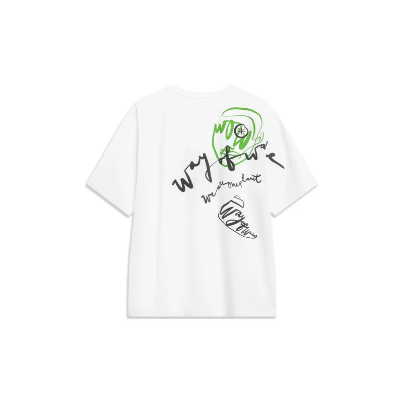 LiNing Wade Collection T-Shirt Unisex Standard White-1