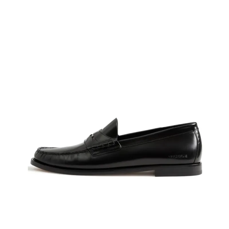 Burberry Coin-detailing Logo-debossed Leather Penny Loafers-0