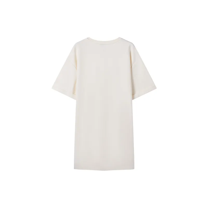 DIALOGUE Kay Levine T-Shirts Women's Almond White-1