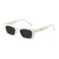 Ecru Frame with Black Gray Lens