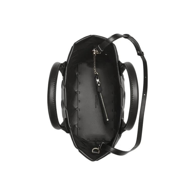 Bottega Veneta CABAT Sheepskin Tote Bag, Shopping Bag, Shoulder Bag, Crossbody Bag, Handbag Medium Size Women's Black-3
