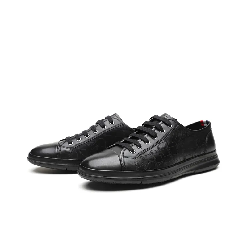 CHARRIOL Men's Casual Shoes Men Low-Top Black-2