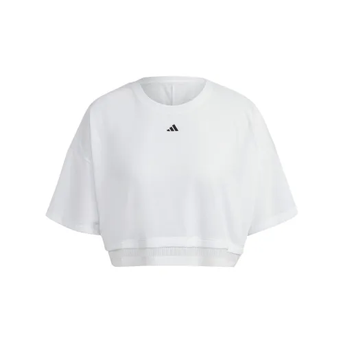 Adidas Crop Tops Women's White