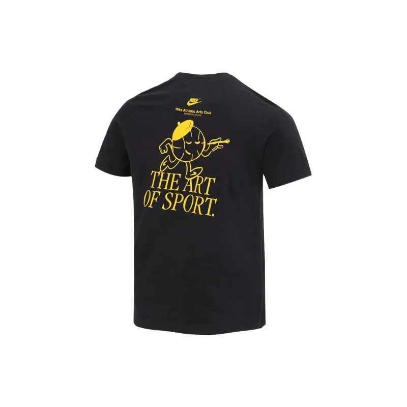 Nike T Shirts Men Black-1