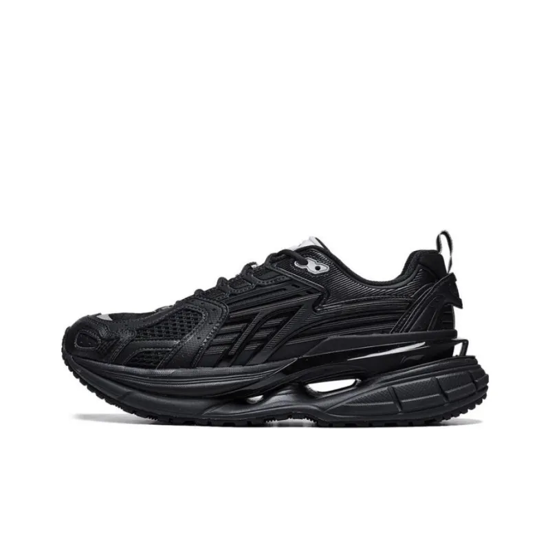 LiNing Comet 5 Anti Slip Wear Resistant Low Top Casual Shoes Men's Black-0