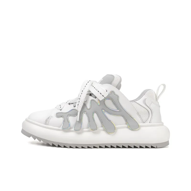 Pmt Casual Shoes Unisex Low Top White Gray-0