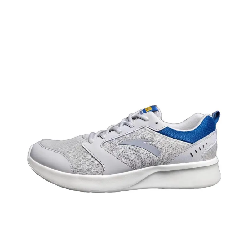 Anta Anti-Slip Wear-Resistant Low-Top Running Shoes Men's Gray Blue-0