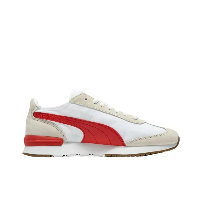 PUMA R78 Wind Nylon 'White Beige Red'-1