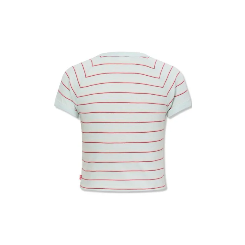 Levis T-Shirts Women's Red Green-1
