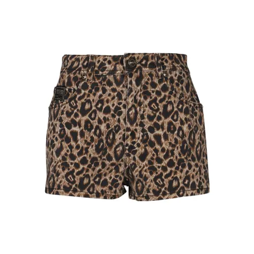 VERSACE Denim Shorts Women's Brown